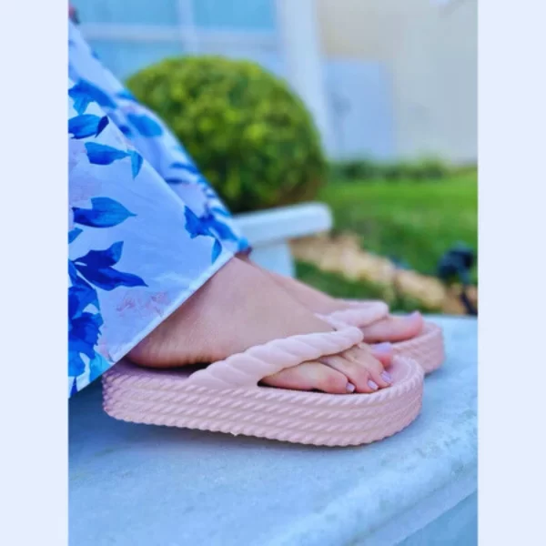 Chinelo Feminino Trançado Nuvem Casual - Imagem 35
