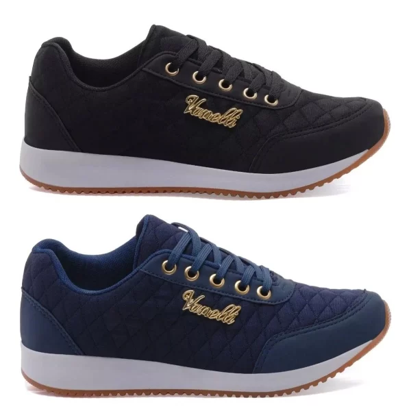 Kit 2 Tênis Feminino Casual Versátil - Imagem 9