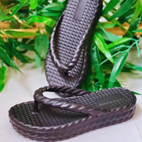 Chinelo Feminino Trançado Nuvem Casual - Imagem 3