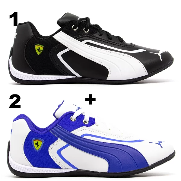 kit 2 Tênis Puma Ferrari - Imagem 7