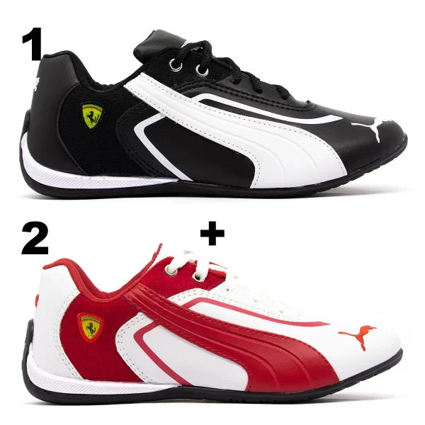 kit 2 Tênis Puma Ferrari - Imagem 9