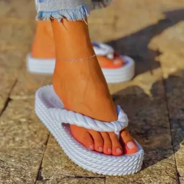 Chinelo Feminino Trançado Nuvem Casual - Imagem 12