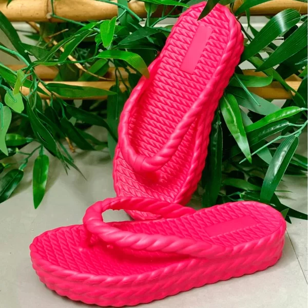 Chinelo Feminino Trançado Nuvem Casual - Imagem 45