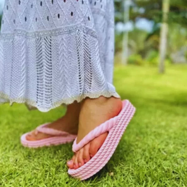 Chinelo Feminino Trançado Nuvem Casual - Imagem 15