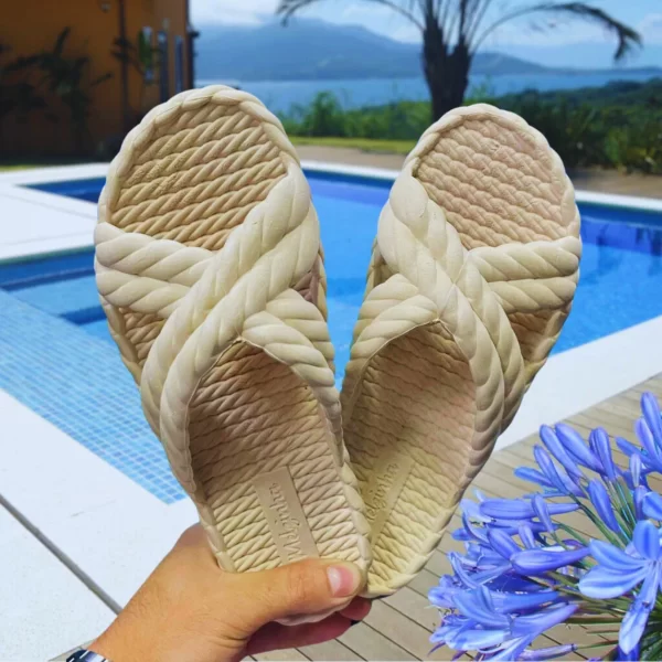 Chinelo Feminino Trançado Nuvem - Imagem 30