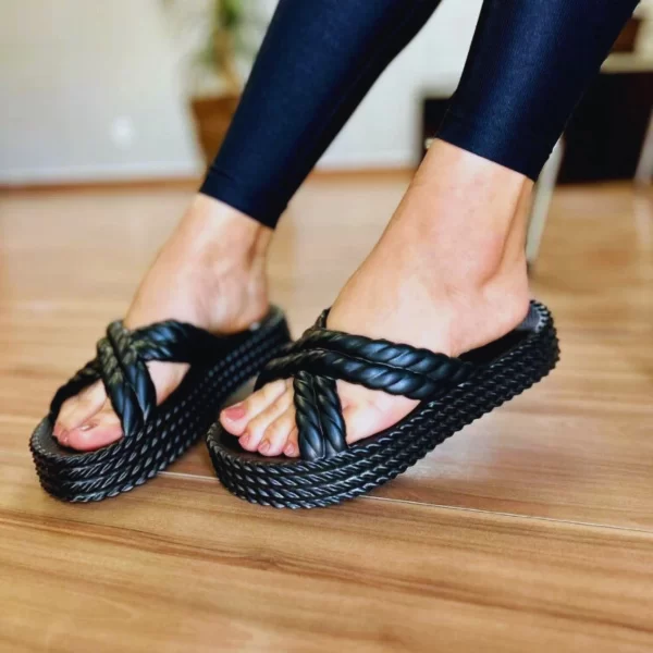 Chinelo Feminino Trançado Nuvem - Imagem 2
