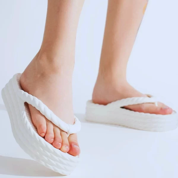 Chinelo Feminino Trançado Nuvem Casual - Imagem 10