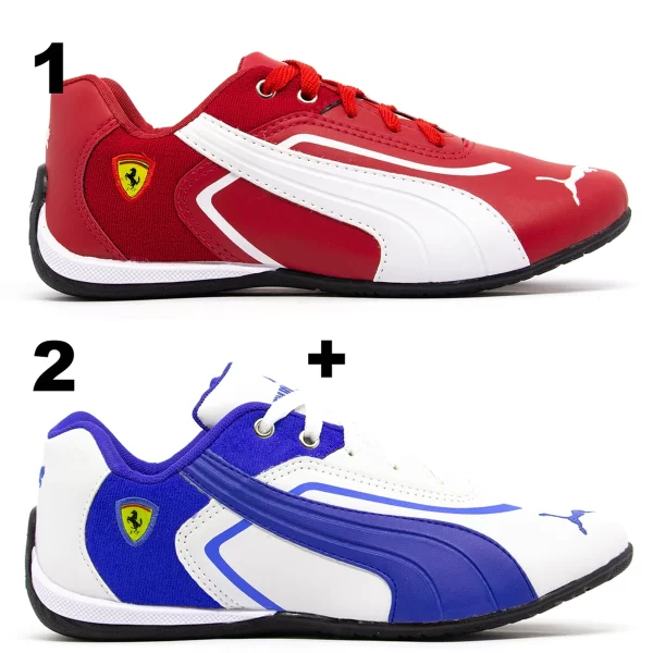 kit 2 Tênis Puma Ferrari - Imagem 6