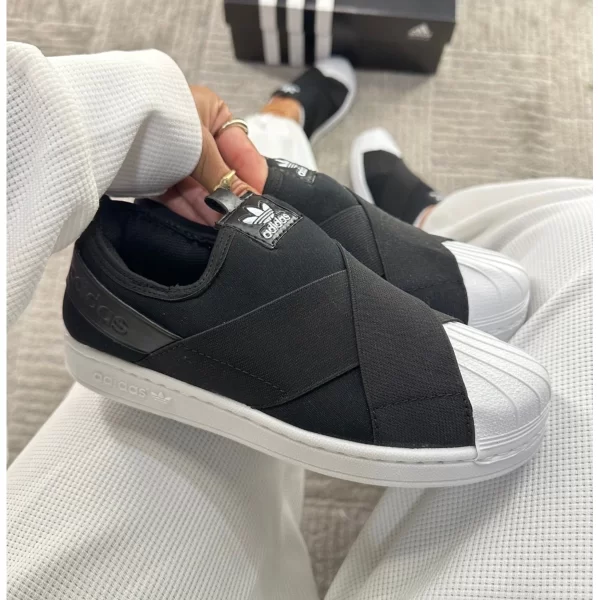 Tênis adidas Originals Superstar Slip On Preto - Imagem 3