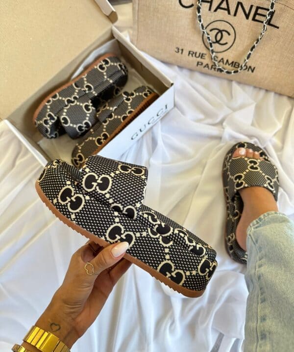 Tamanco Plataforma Confort Feminino Premium Preto - Imagem 6