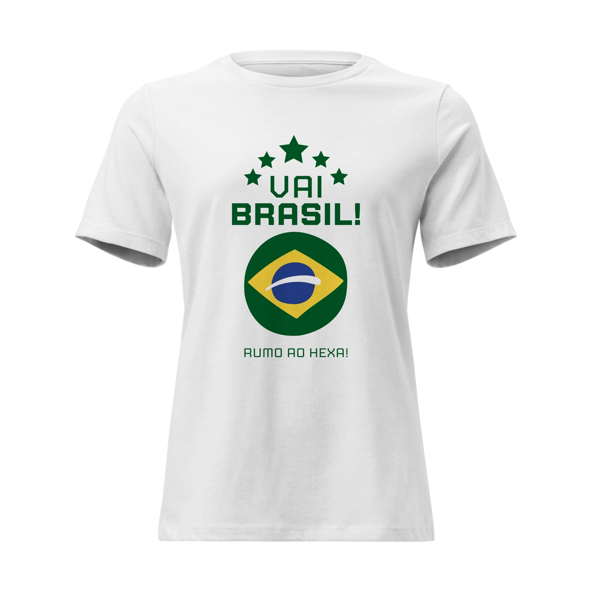 Camisa Feminina Baby Look Vai Brasil - Imagem 9