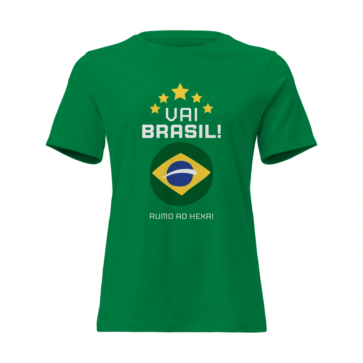 Camisa Feminina Baby Look Vai Brasil - Imagem 5